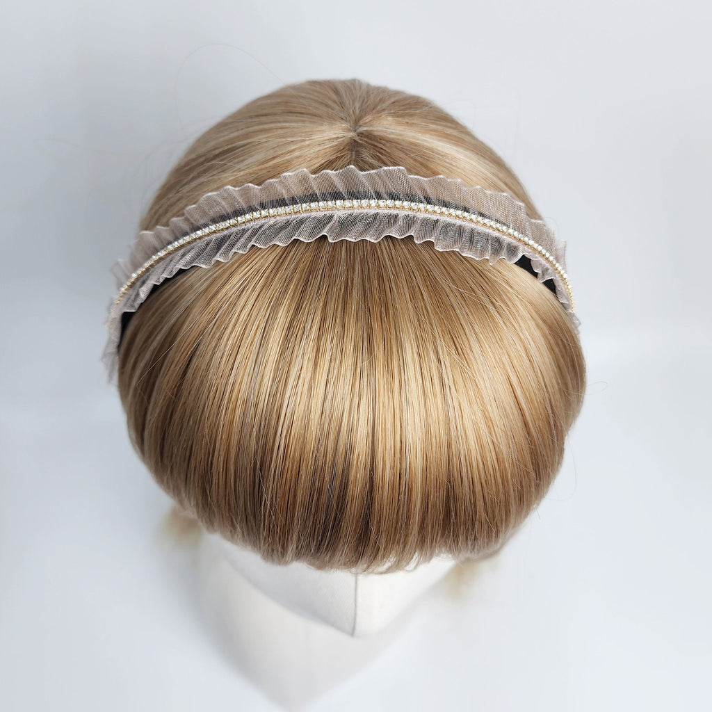 Lovely Crystal Thin Headband (0.8 Inch) / Simple Comfortable Alice Headband / Hair Accessories for Woman / Crystal Headband