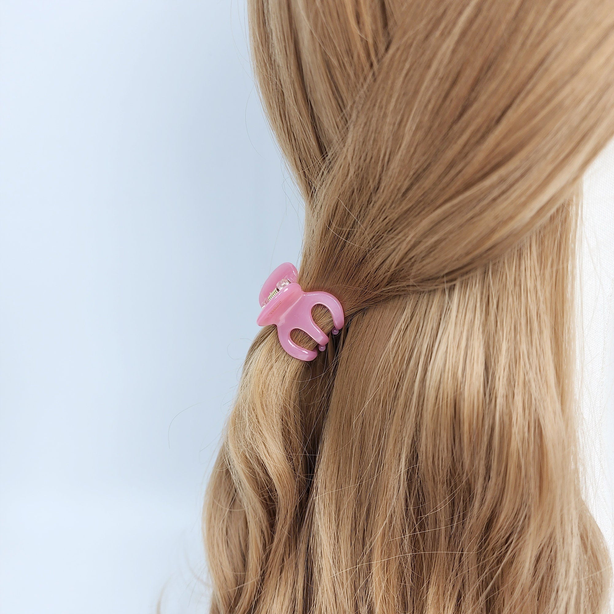 Small Octopus Hair Clip (1.2 Inch) / Tortoise Shell Mini French Hair Pin / Hair Accessory for Woman / French Barrette for Girls