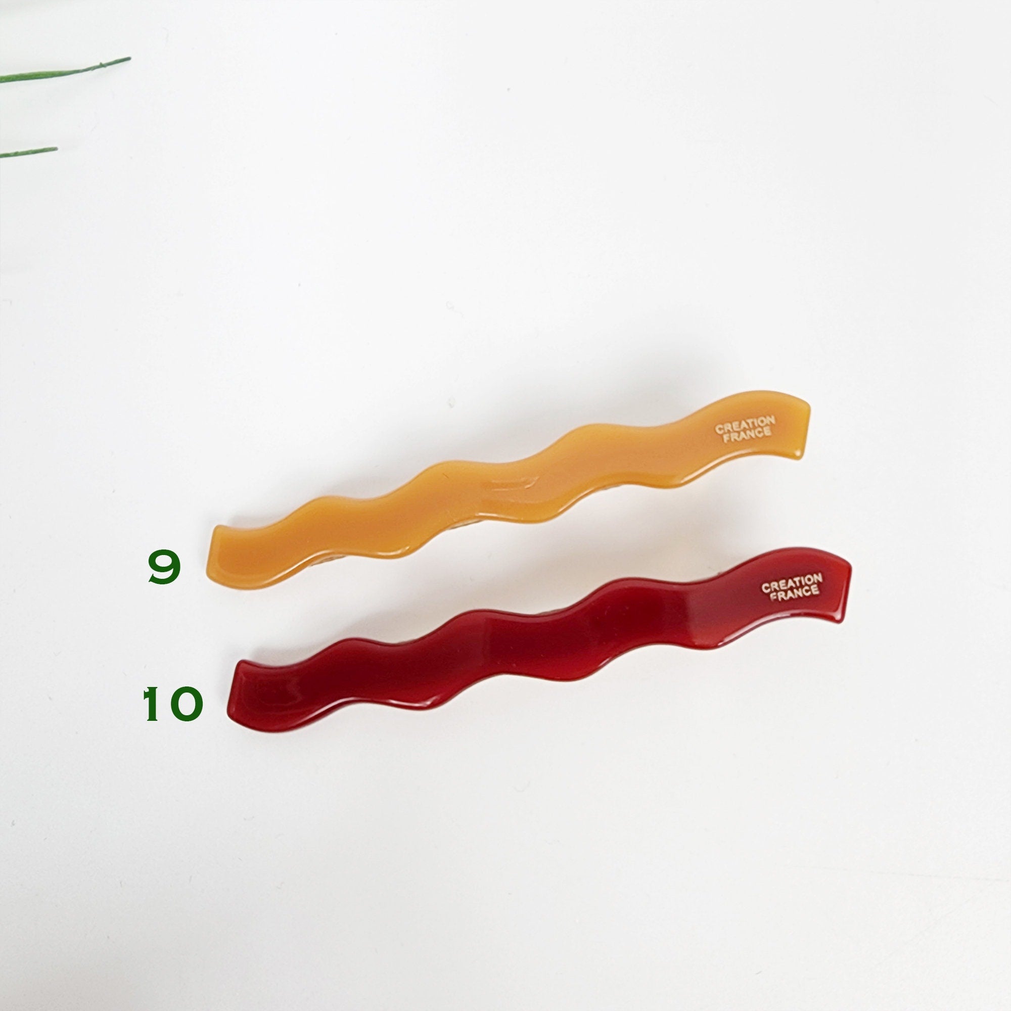 Vivid Color Wave Alligator Hair Clip (3.1 Inch) / Luxurious French Hair Pin / Hair Accessory for Woman