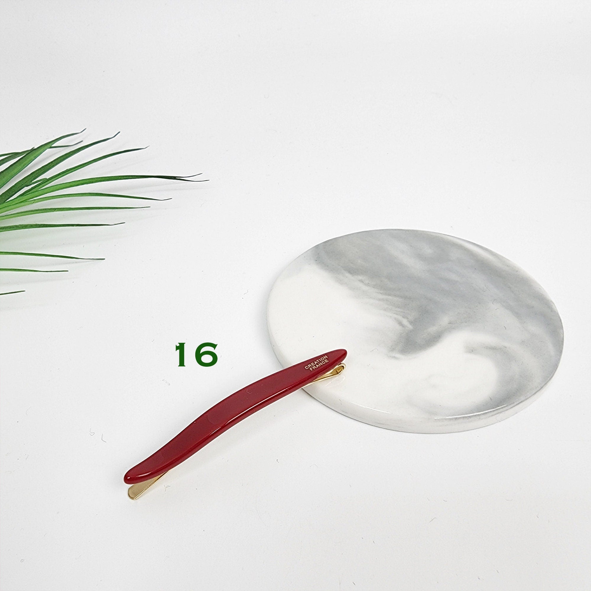 Pure Color Oval Long Bobby Pin (2.6 Inch) / Simple French Hair Pin / Hair Accessory for Woman / Snap Clip for Thin Hair