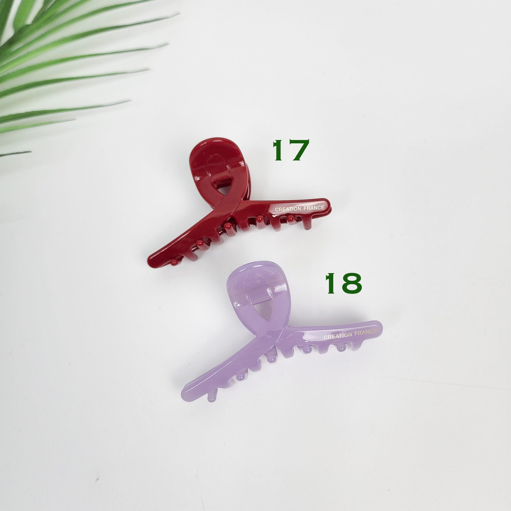Twist Small Hair Clip Claw (2.8 Inch) / Tortoise Shell French Hair Pin / Hair Barrette for Woman / Octopus Hair Clip