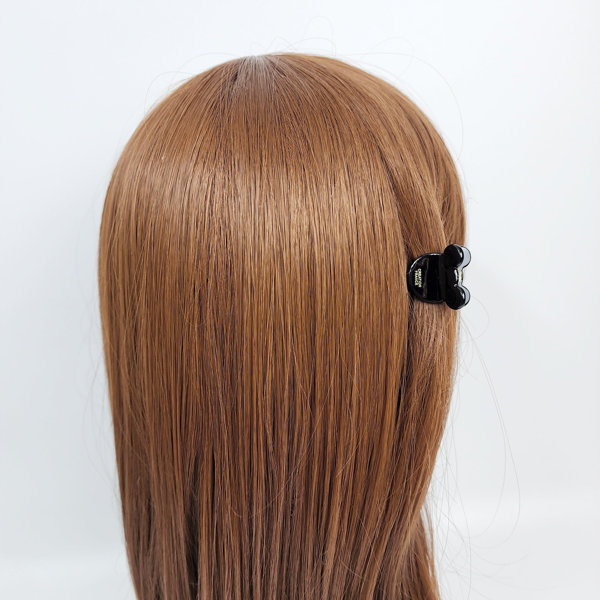 Cute Puppy Mini Claw Clip (0.8 Inch) / Tortoise Shell Small French Hair Pin / Hair Accessory for Woman