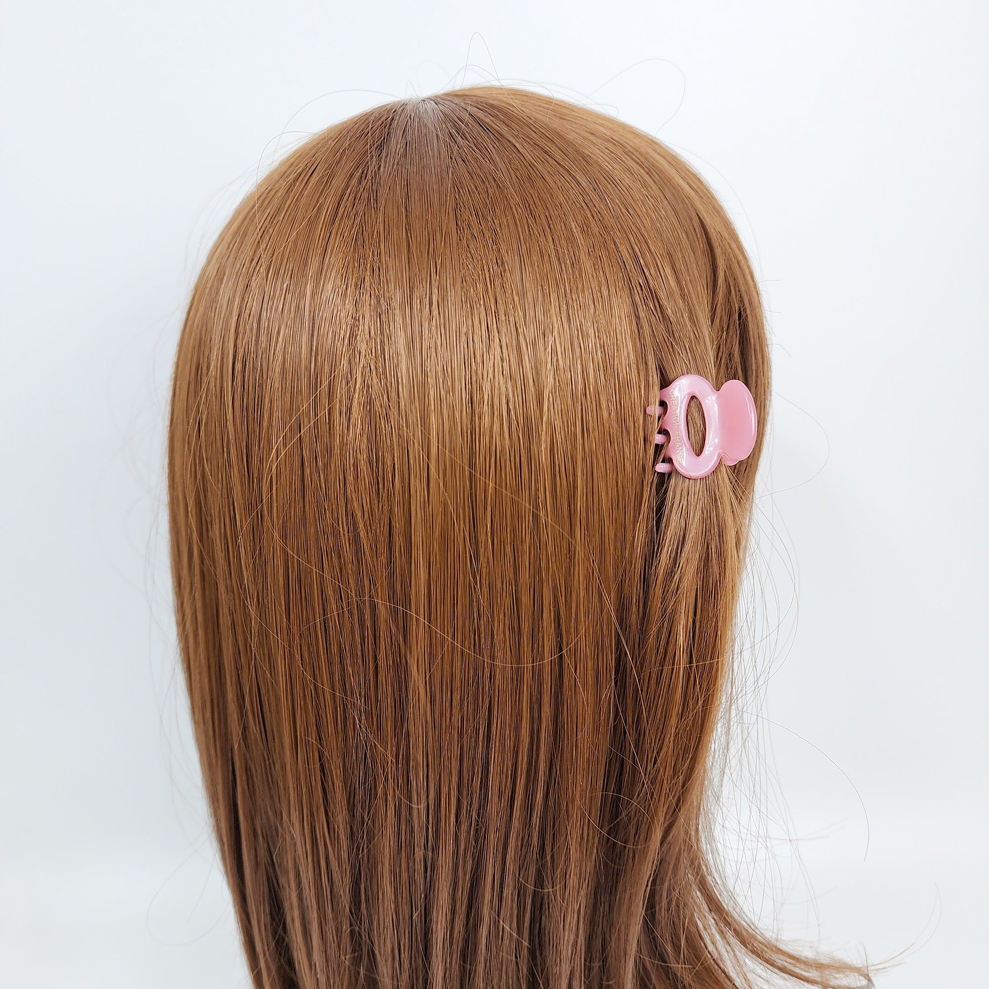 Round Mini Hair Clips (1.0 Inch) / Tortoise Shell French Hair Pin / Hair Accessory for Woman / French Barrette for Girls