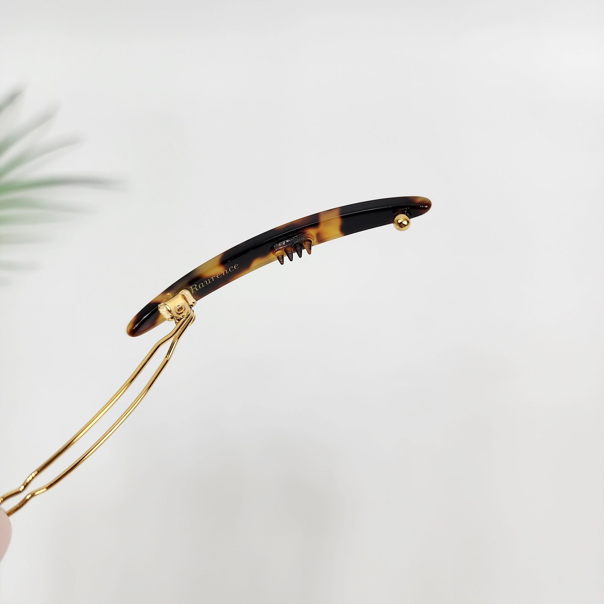 Raurence Oval Slim Long Bobby Pin (2.2 Inch) / Luxurious French Hair Pin / Hair Accessory for Woman / Snap Pin for Thin Hair