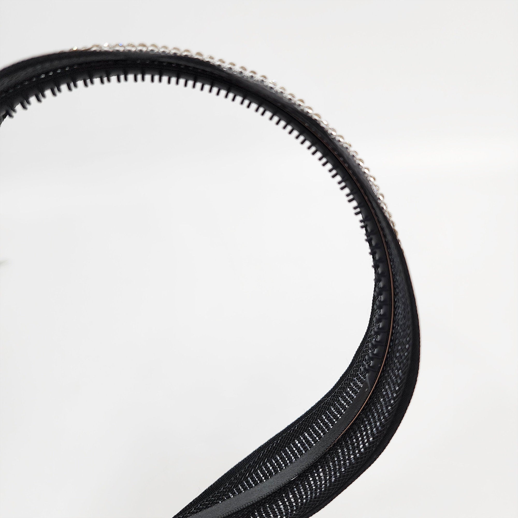 Cool Punching Wide Headband with Triple Cubic Line / Fashionable Turban Bandanna / Hair Accessory for Woman