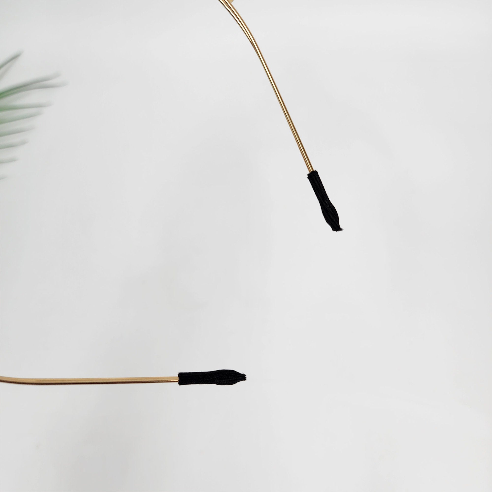 Two Wire Thin Headband with Pearl / Elegant Pearl Headband / Hair Accessories for Woman / Bridal Headband