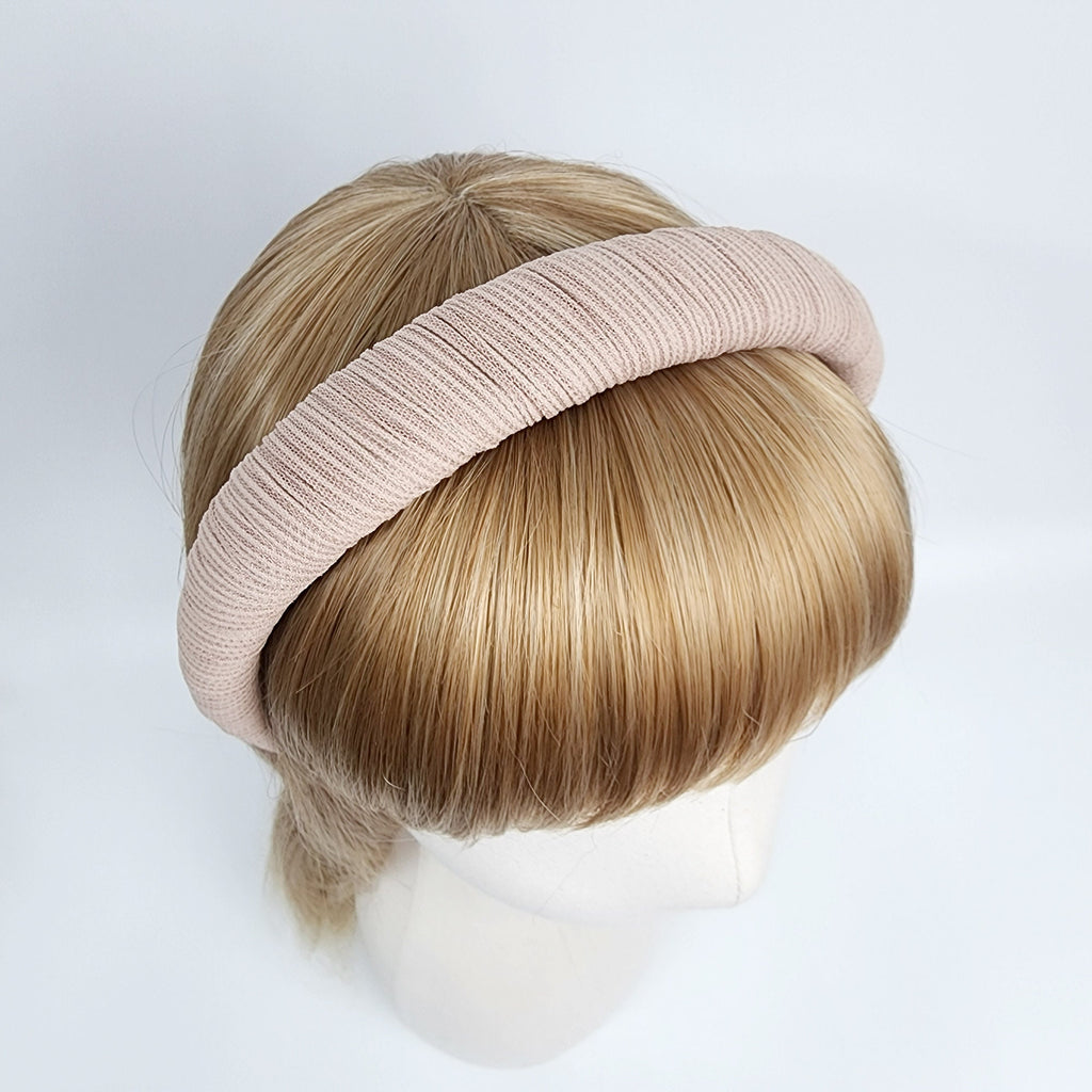 Amy Volume Wide Headband (1.2 Inch) / Fashionable Turban Bandanna / Hair Accessory for Woman