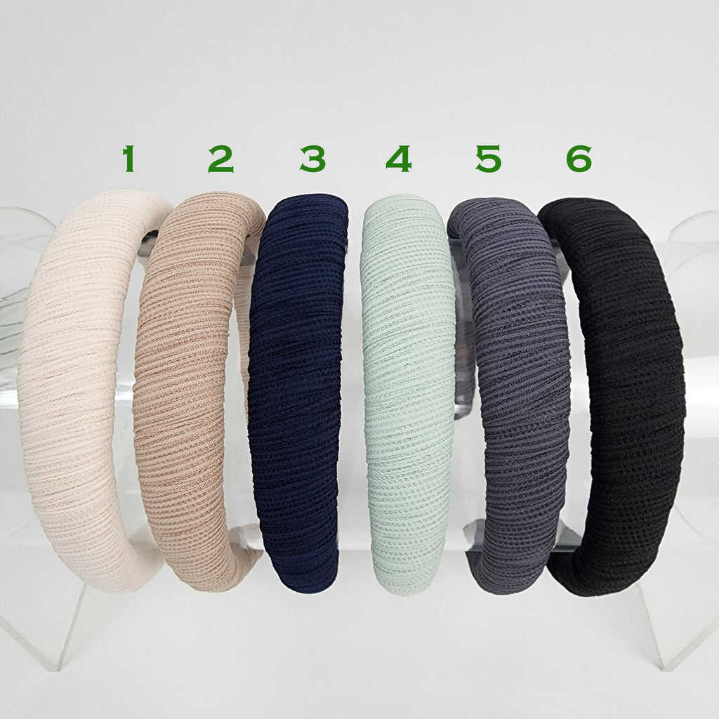 Amy Volume Wide Headband (1.2 Inch) / Fashionable Turban Bandanna / Hair Accessory for Woman