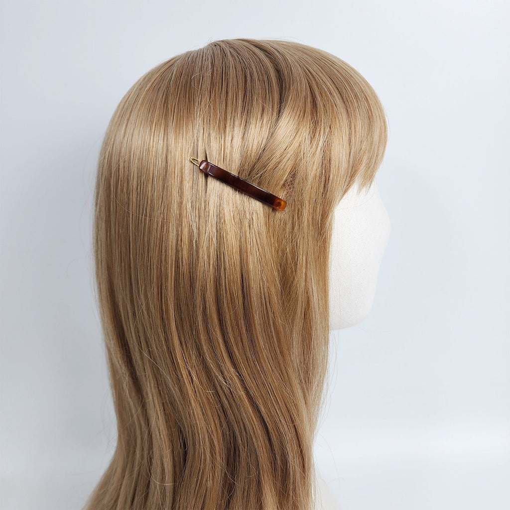 Laurence Curved Line Bobby Pin (2.0 Inch) / Luxurious Small French Hair Pin / Hair Accessory for Woman / Mini Hair Clips