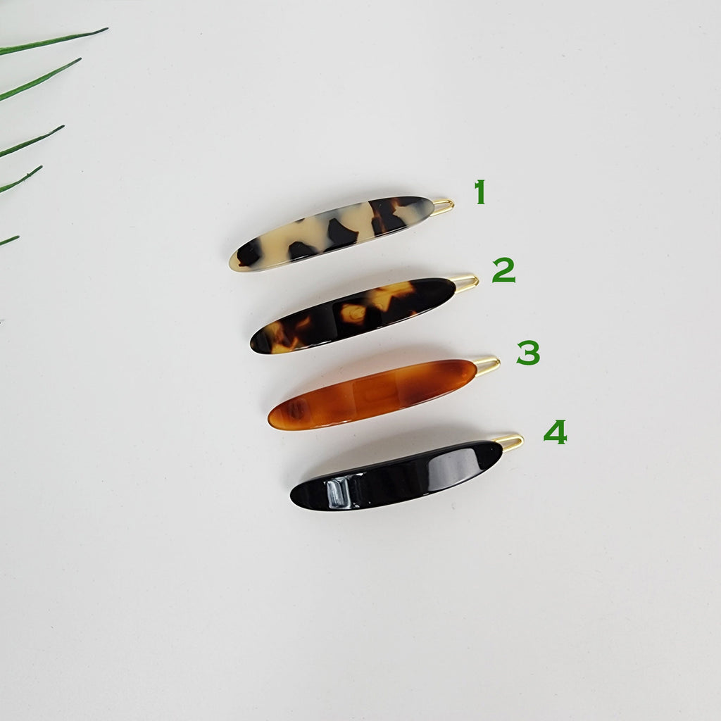 Laurence Round Oval Mini Bobby Pin (2.0 Inch) / Luxurious Small French Hair Pin / Hair Accessory for Woman / Mini Hair Clips