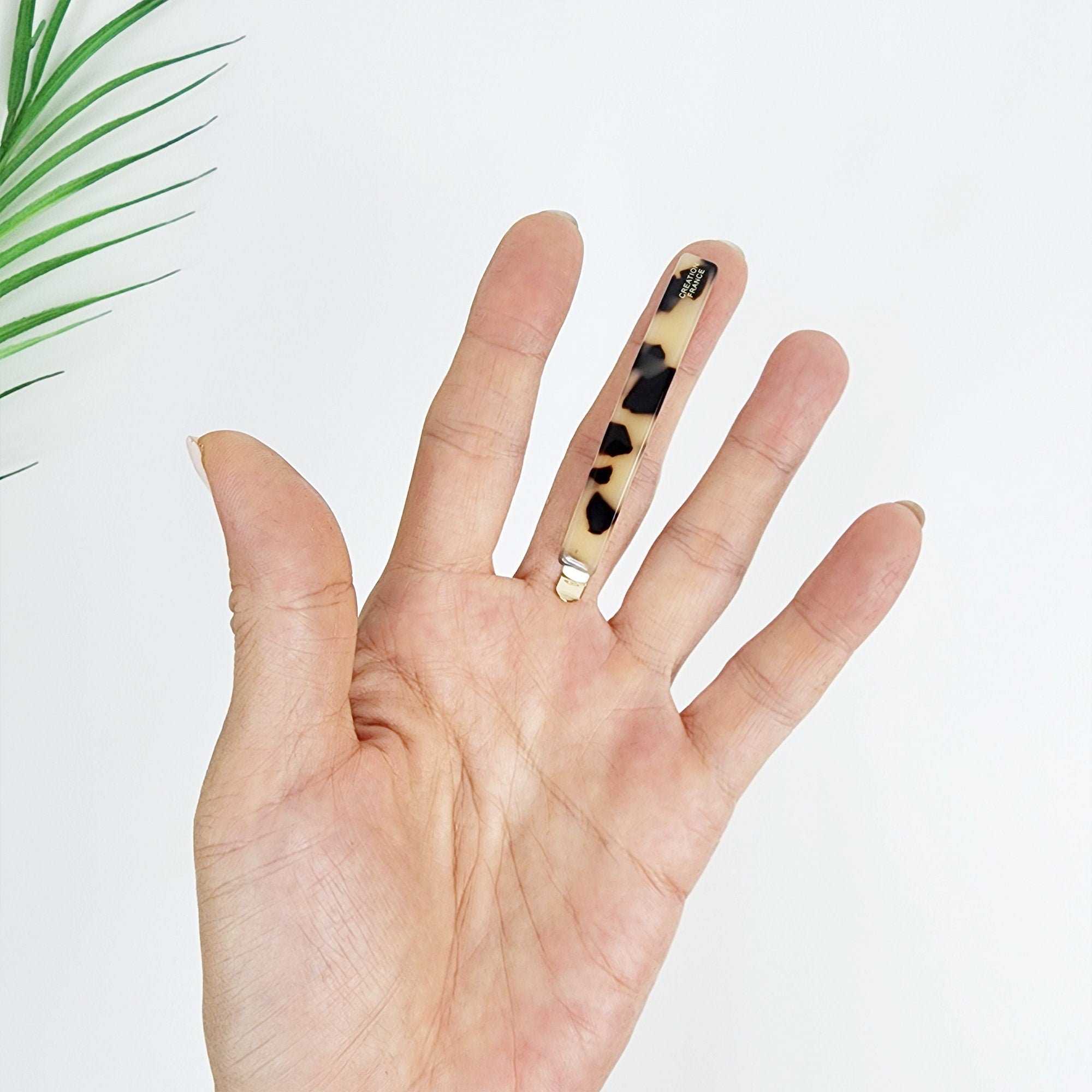 Leopard Pure Color Bobby Pin (2.4 Inch) / Simple Tortoise Shell French Hair Pin / Hair Accessory for Woman / Snap Clip for Girls