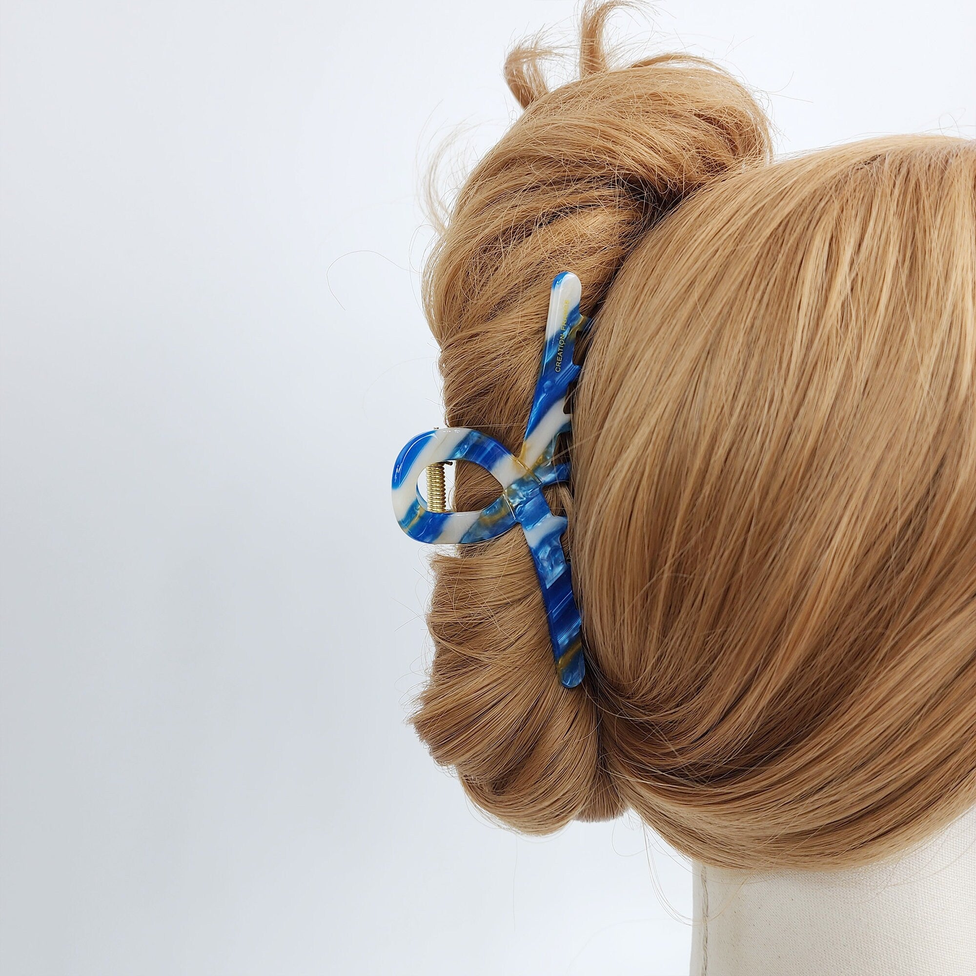 Luxurious Large Twist Hair Claw Clip (4.3 Inch) / Tortoise Shell French Hair Claw / Hair Barrette for Woman