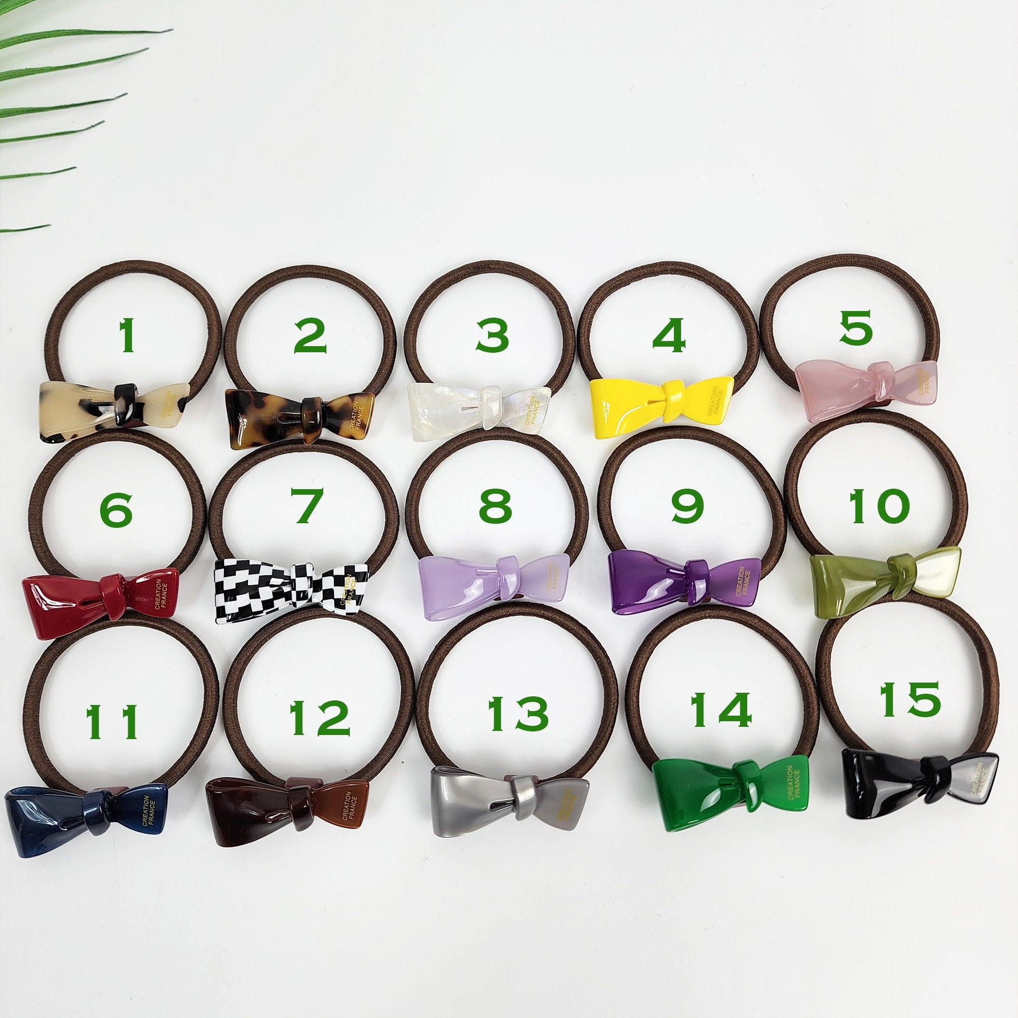 Extra Mini Ribbon Hair Tie (1.6 Inch) / Simple Cute Ponytail Holder / Hair Accessory for Woman / French Hair Tie