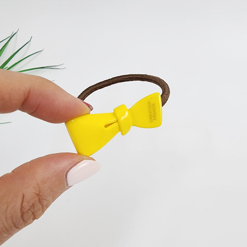 Extra Mini Ribbon Hair Tie (1.6 Inch) / Simple Cute Ponytail Holder / Hair Accessory for Woman / French Hair Tie