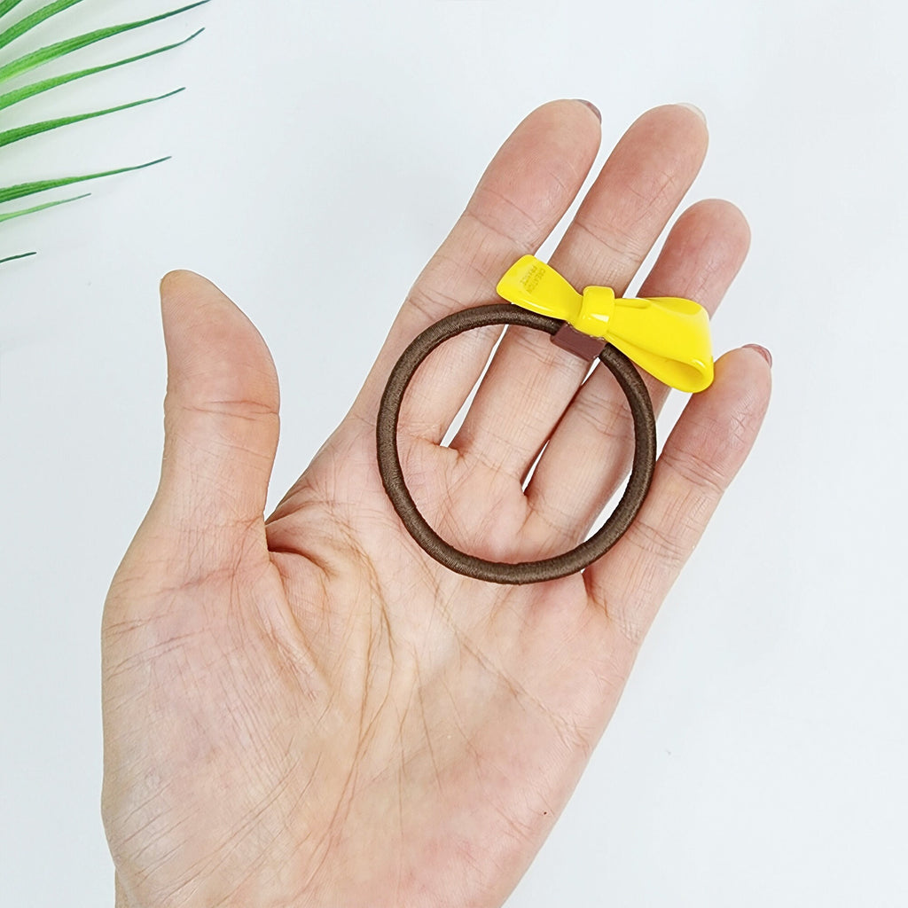 Extra Mini Ribbon Hair Tie (1.6 Inch) / Simple Cute Ponytail Holder / Hair Accessory for Woman / French Hair Tie