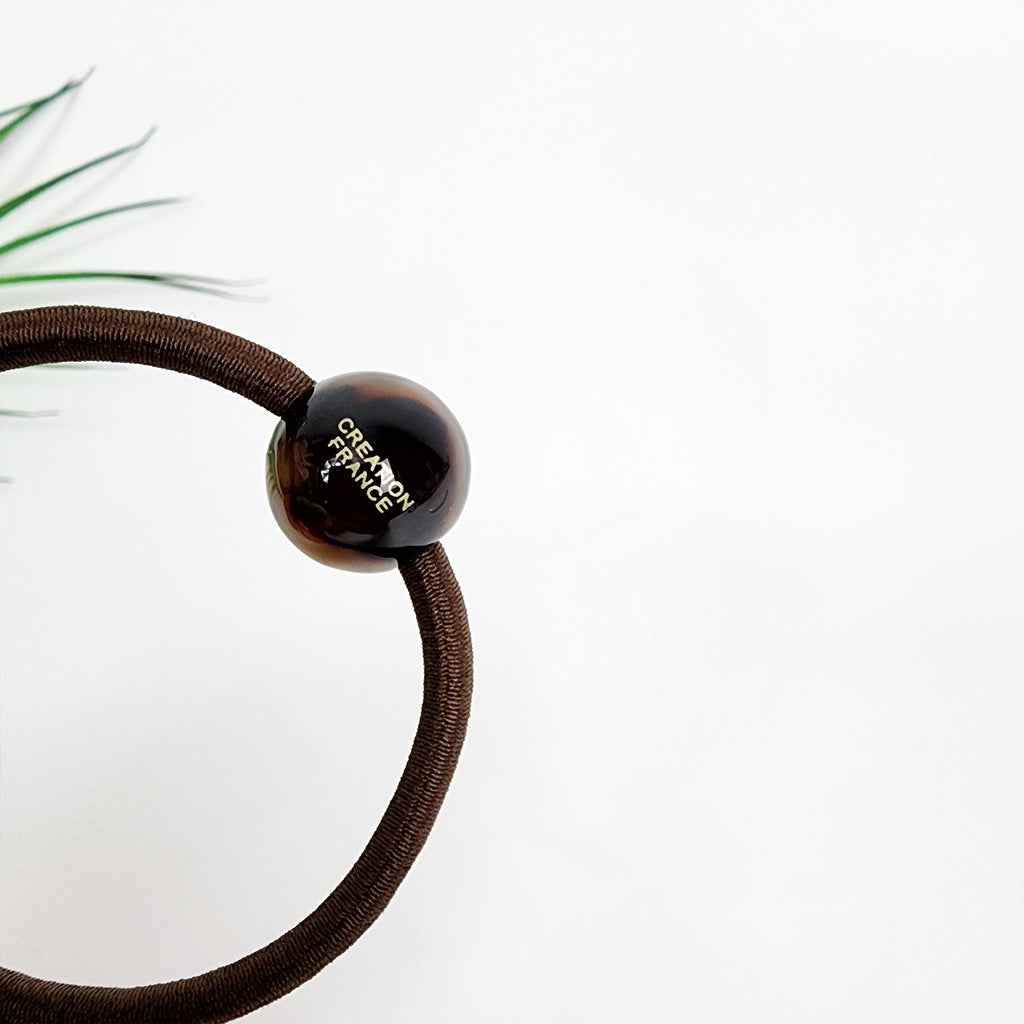 Pure Mini Bead Hair Tie / Simple Cute Ponytail Holder / Hair Accessory for Woman / French Hair Tie