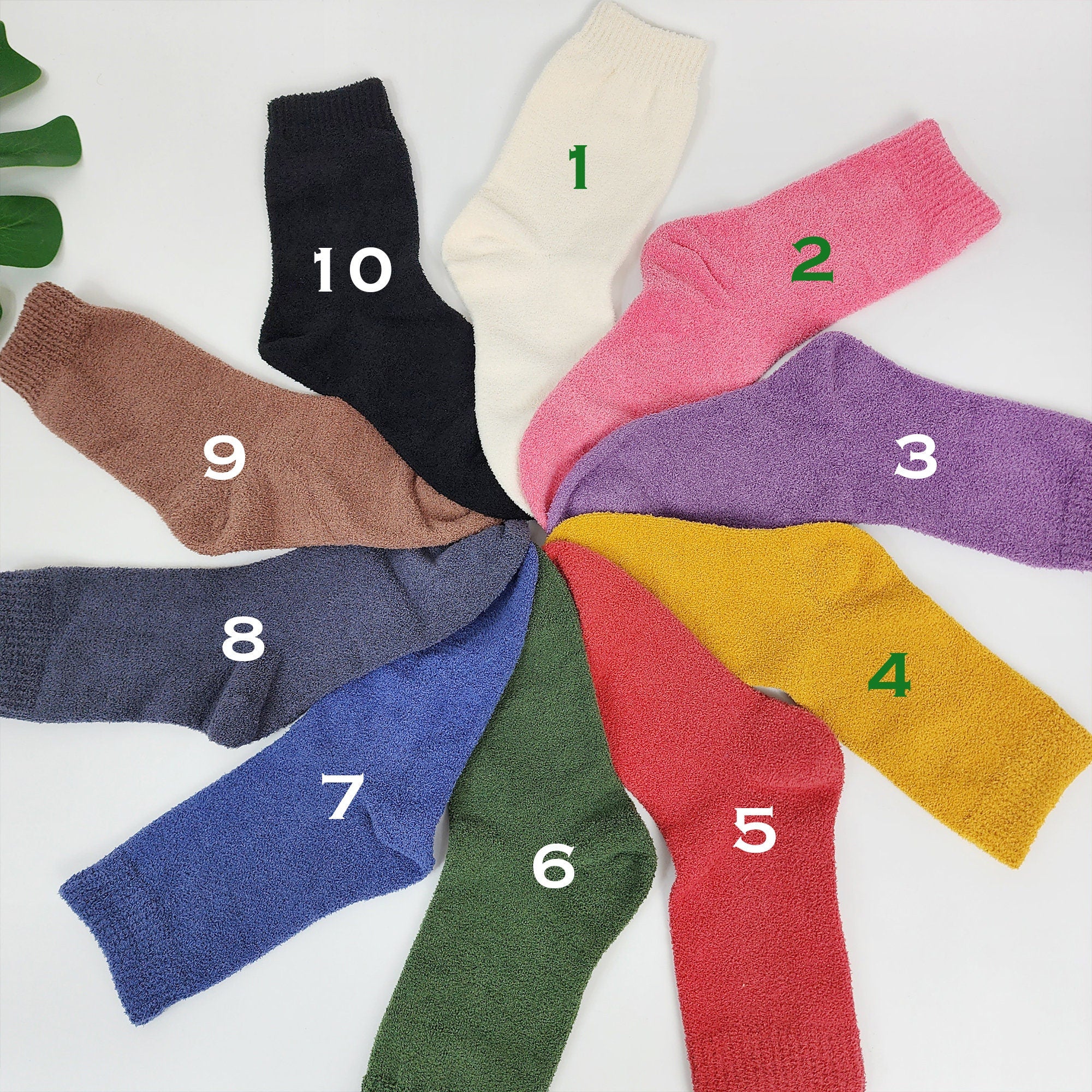 Cozy Fuzzy Socks | Crew Microfiber Warm | Korean Socks | Winter Gift for Her
