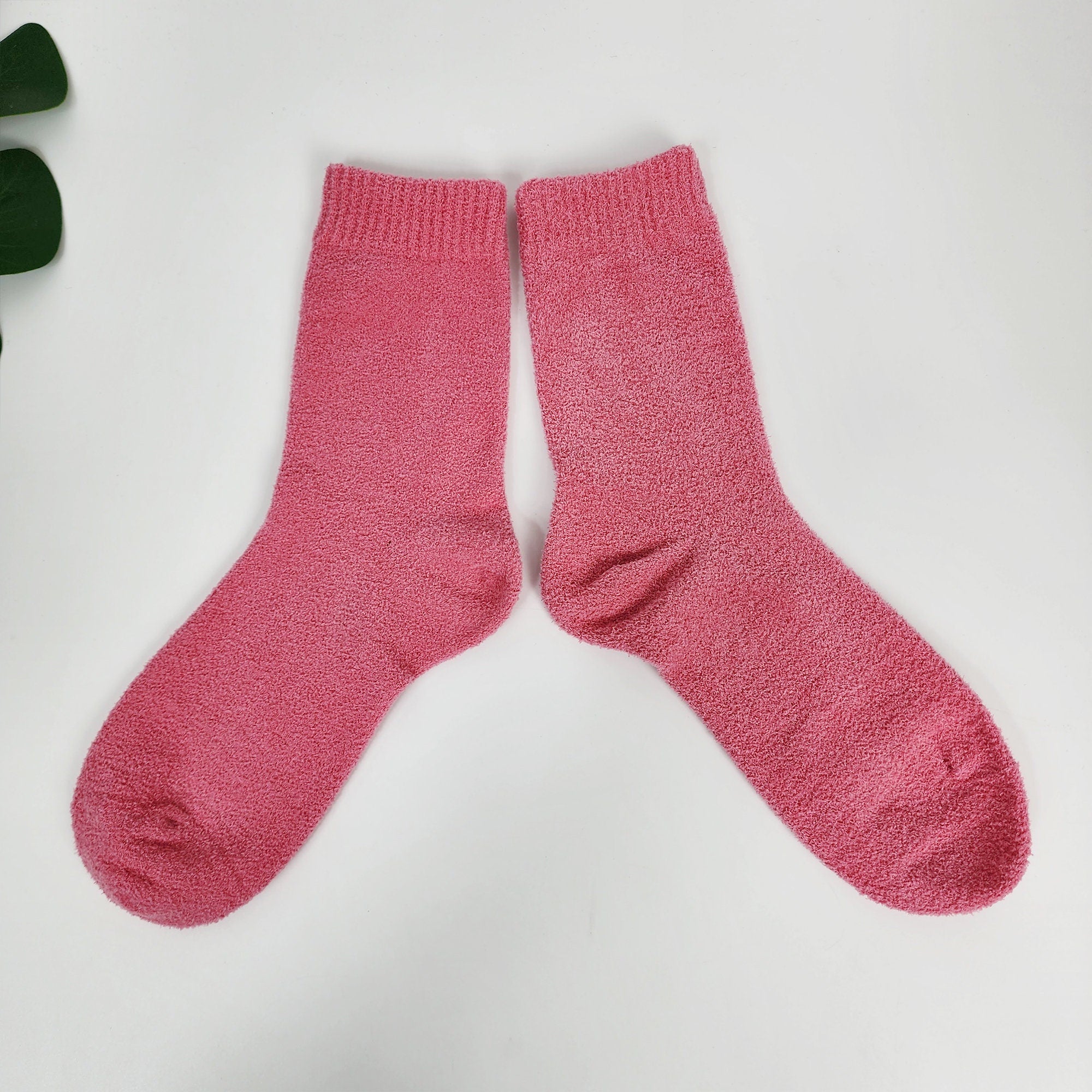 Cozy Fuzzy Socks | Crew Microfiber Warm | Korean Socks | Winter Gift for Her