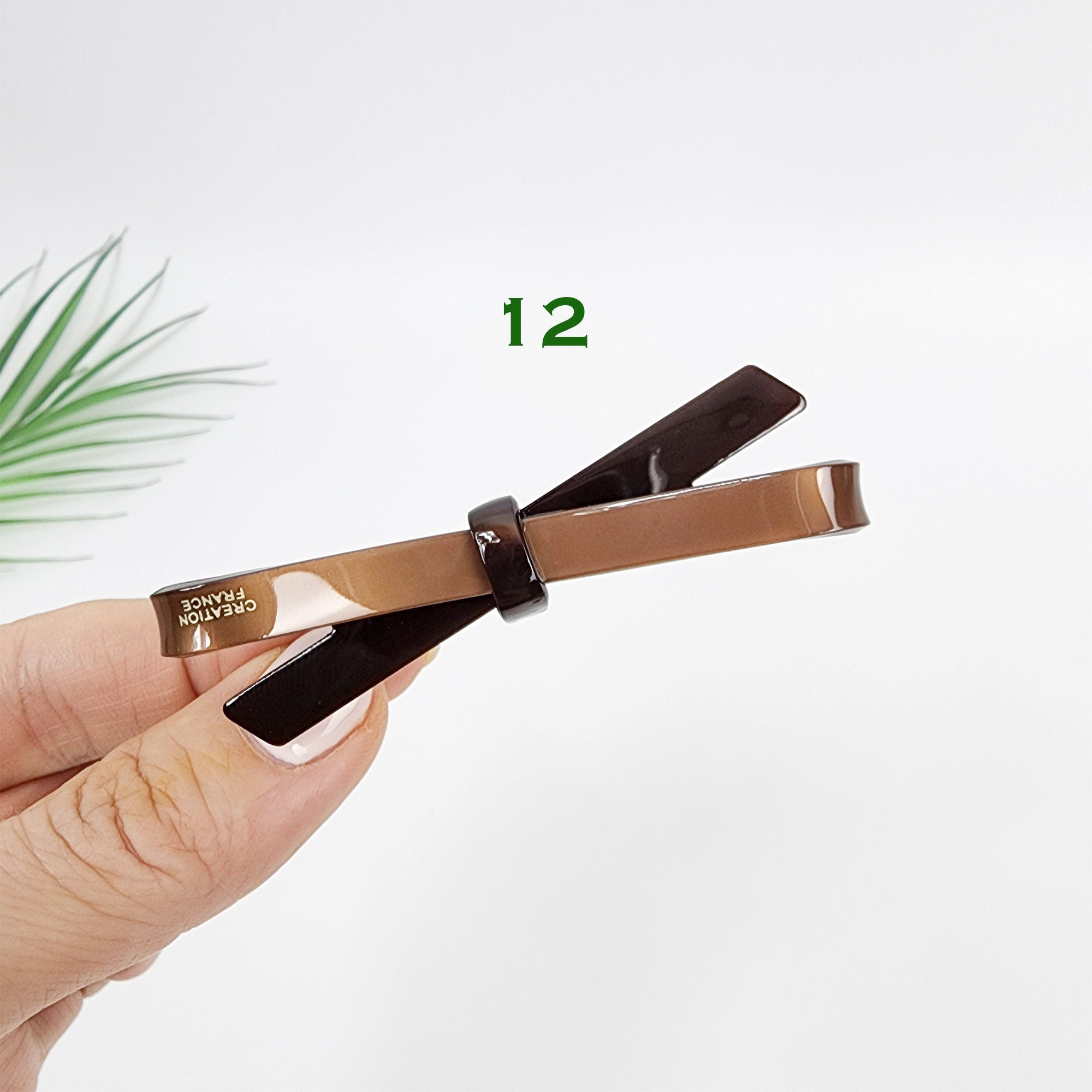 Pure Color Simple Ribbon Hair Claw Clip (2.8 Inch) / Cute French Hair Pin / Alligator Hair Clip for Woman