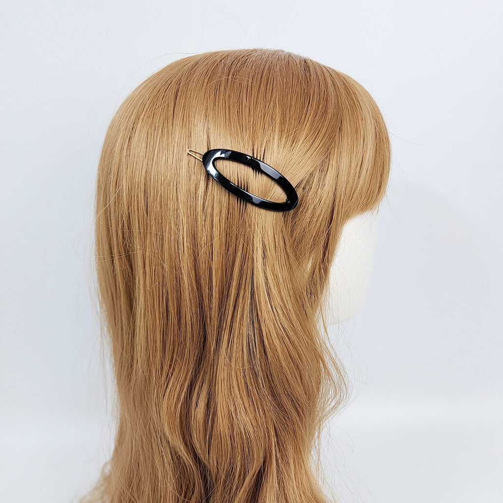 Laurence Oval RIng Bobby Pin (2.4 Inch) / Luxurious Small French Hair Pin / Hair Accessory for Woman / Mini Hair Clips