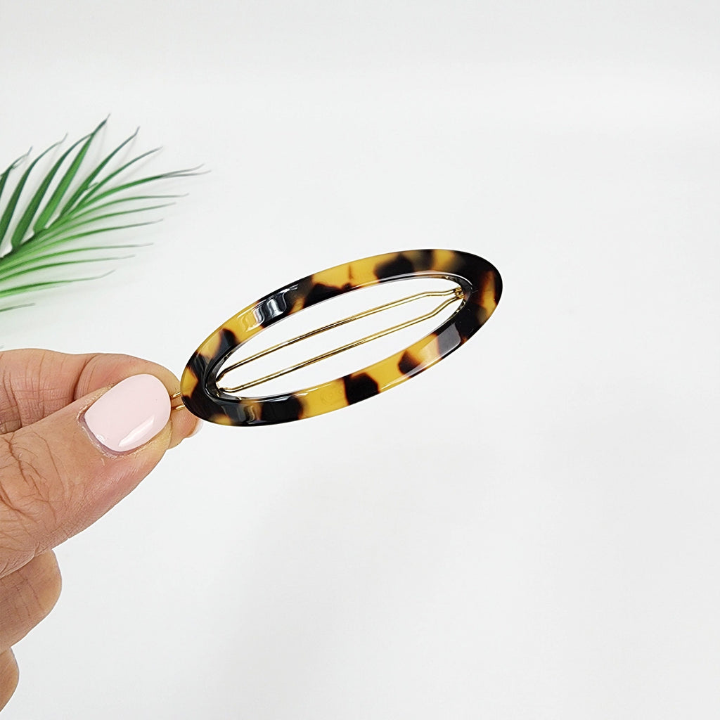 Laurence Oval RIng Bobby Pin (2.4 Inch) / Luxurious Small French Hair Pin / Hair Accessory for Woman / Mini Hair Clips