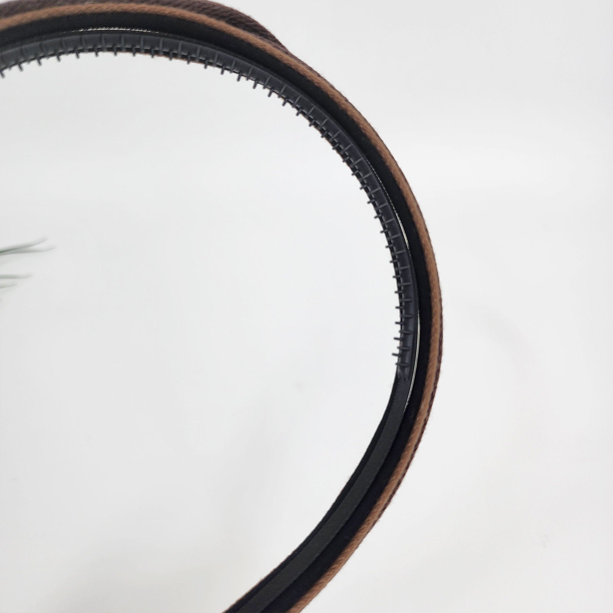 Golden Mini Pearl Bead Twist Thin Headband (0.8 Inch) / Simple Line Headband / Hair Bandana for Woman / Korean Fashion