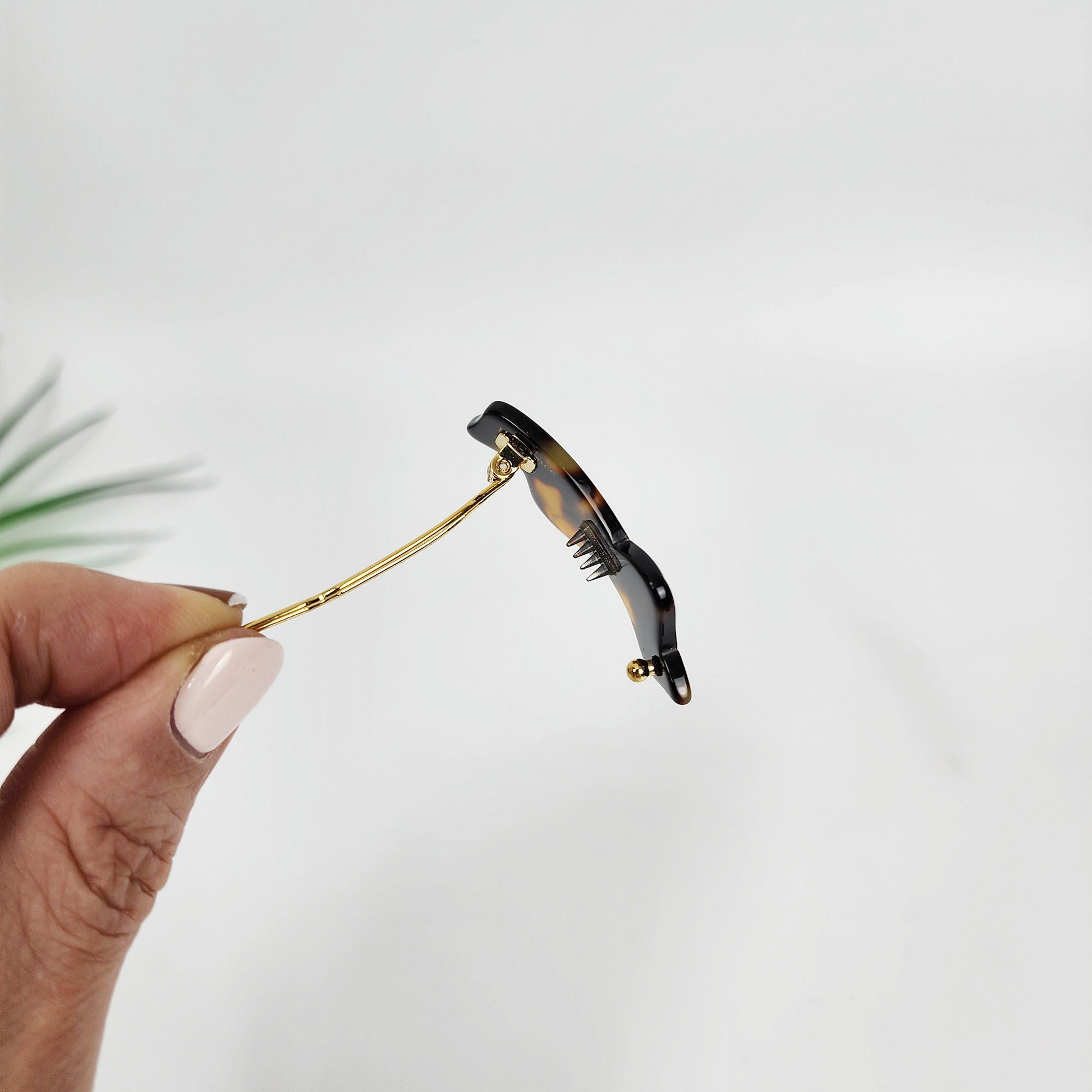 Laurence Muffler Ribbon Bobby Pin (1.8 Inch) / Luxurious Small French Hair Pin / Hair Accessory for Woman / Mini Hair Clips