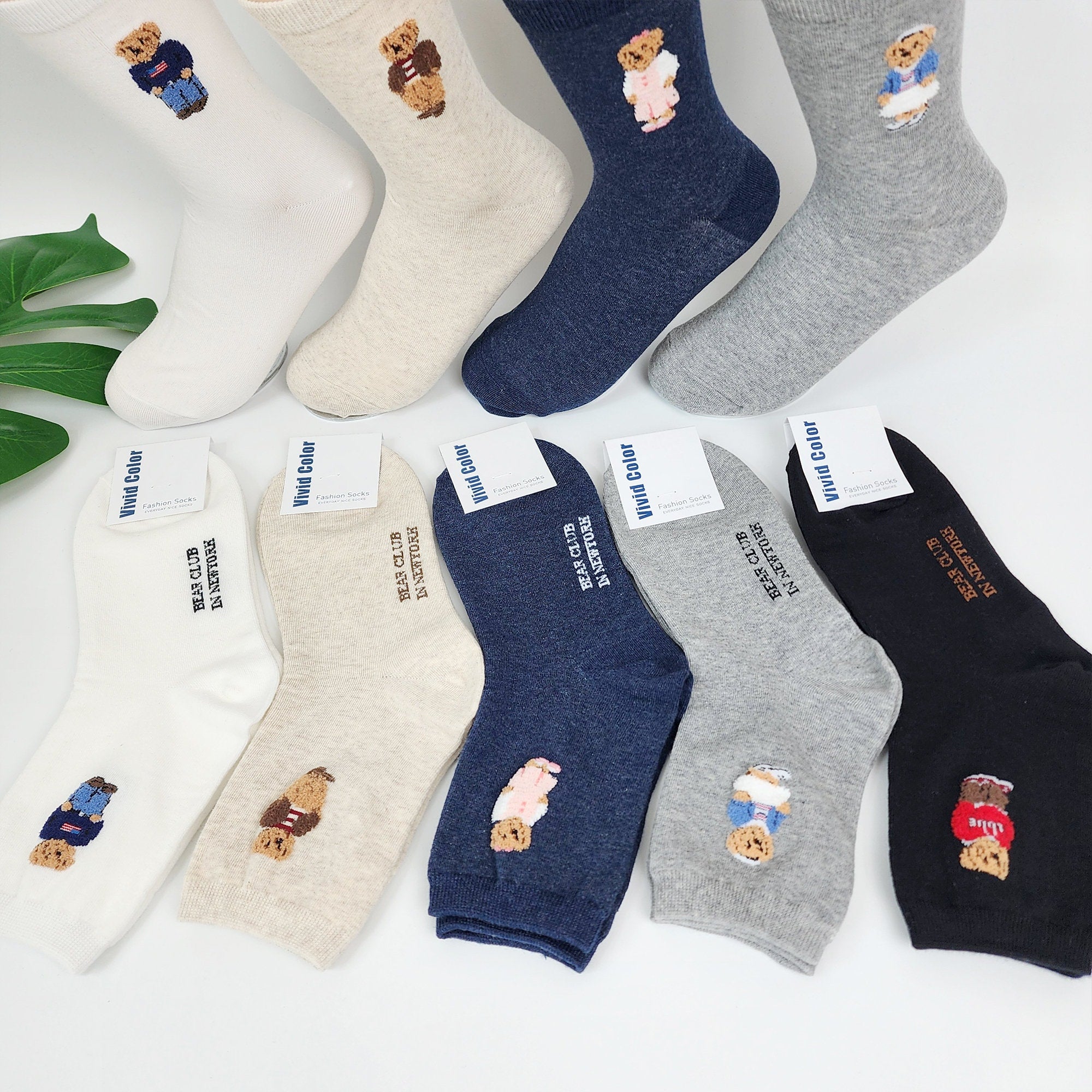 Happy Smile Cute Cotton Socks / Thick Warm Cozy Sock for Men and Women / Korean Fashion Ankle Socks