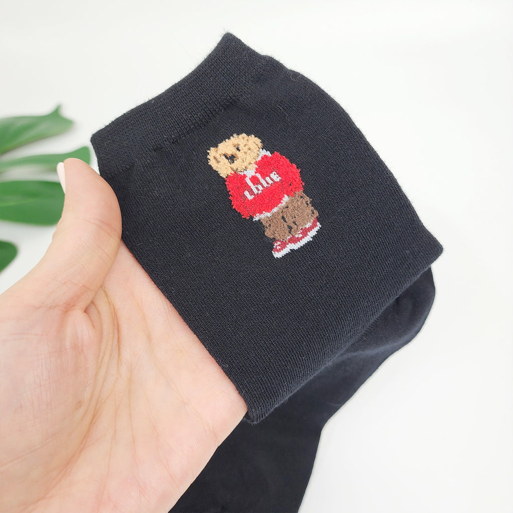 Happy Smile Cute Cotton Socks / Thick Warm Cozy Sock for Men and Women / Korean Fashion Ankle Socks