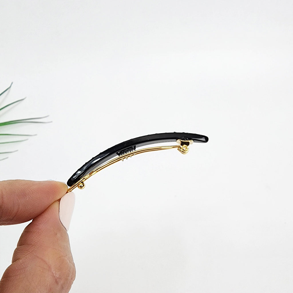 Laurence Long Oval Slim Bobby Pin (2.2 Inch) / Luxurious French Hair Pin / Hair Accessory for Woman / Mini Hair Clips