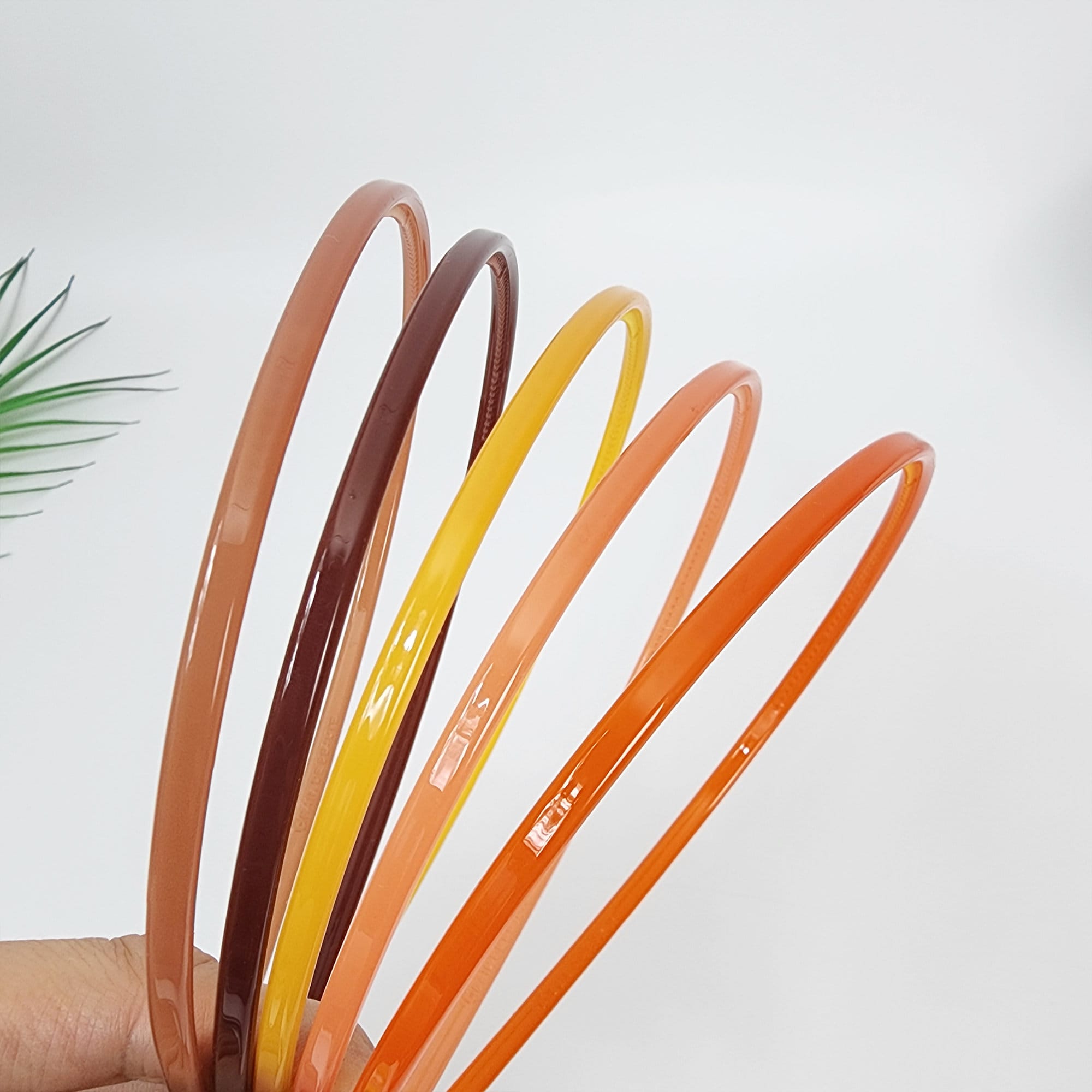 Pure Color Extra Thin Headband (0.2 Inch) / Tortoise Shell French Hair Pin / Hair Accessory for Woman / Acrylic Alice Headband