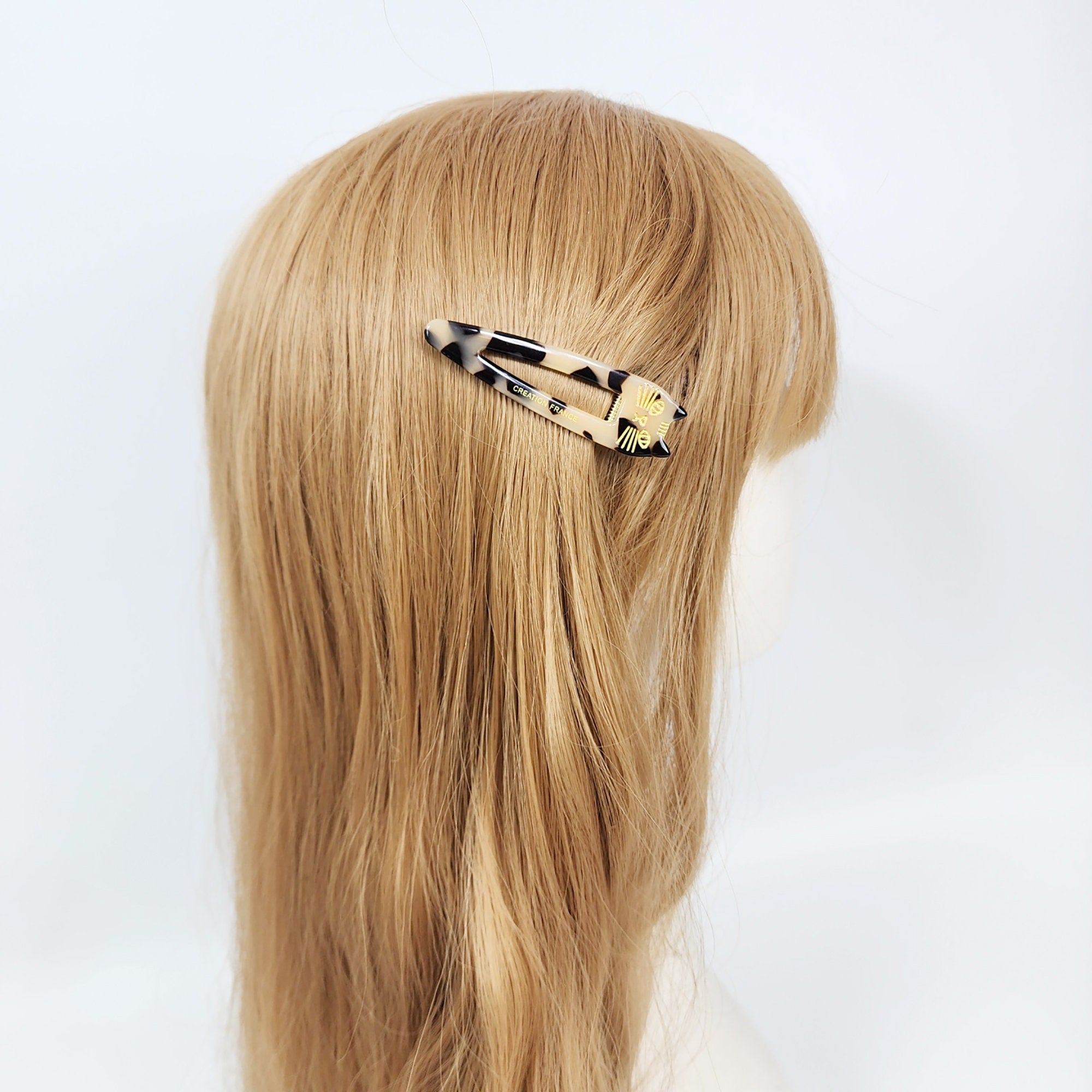 Cute Cat Hair Claw Clip (2.8 Inch) / Cute French Hair Pin / Alligator Hair Clip for Woman / Mini French Barrette for Girls
