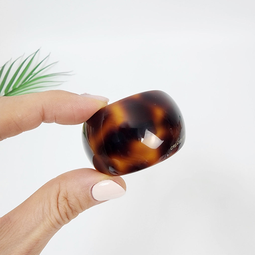 Painting Round Curve Hair Tie / Simple Cute Ponytail Holder / Hair Accessory for Woman / French Hair Tie