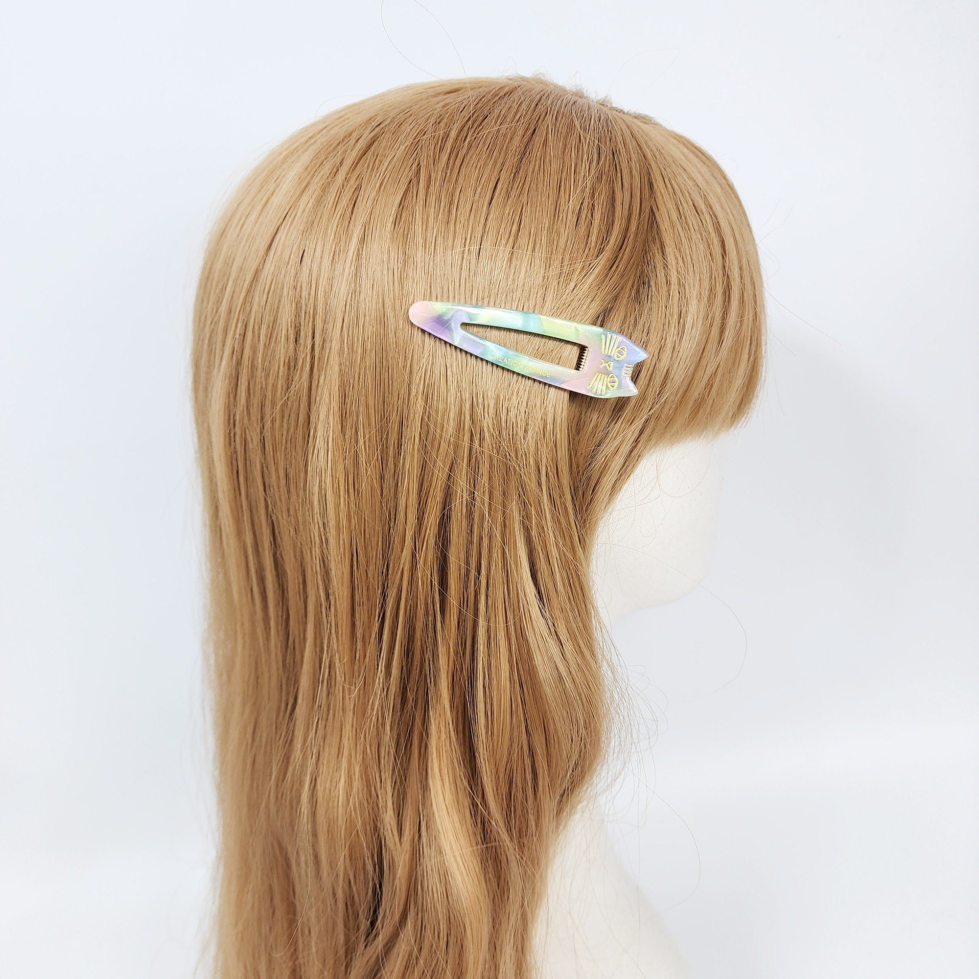 Cute Cat Hair Claw Clip (2.8 Inch) / Cute French Hair Pin / Alligator Hair Clip for Woman / Mini French Barrette for Girls