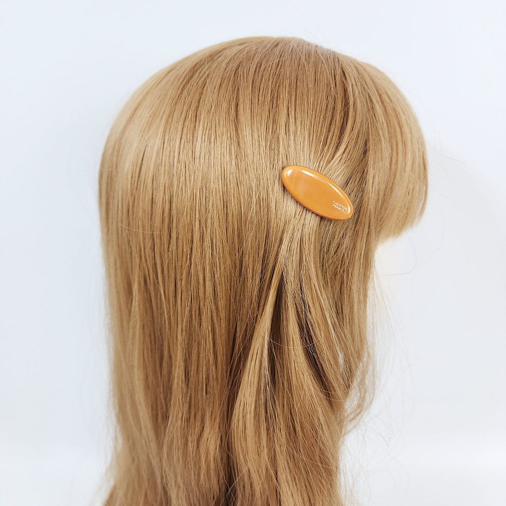Pure Colore Pebble Mini Hair Claw Clip (1.6 Inch) / Cute French Hair Pin / Alligator Hair Clip for Woman / Mini French Barrette for Girls