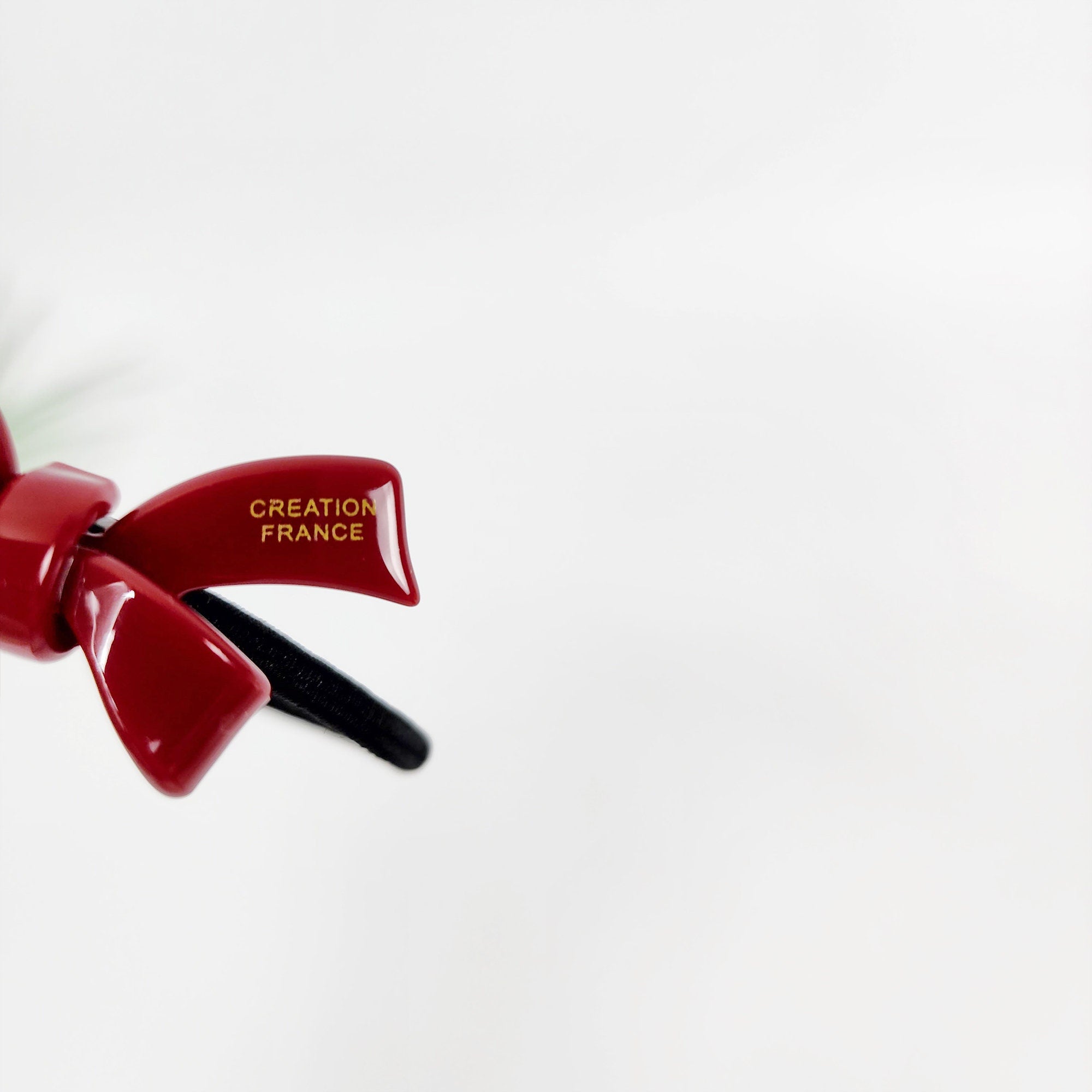 Aurora Mini Double Ribbon Hair Tie (1.7 Inch) / Simple Cute Ponytail Holder / Hair Accessory for Woman / French Hair Tie