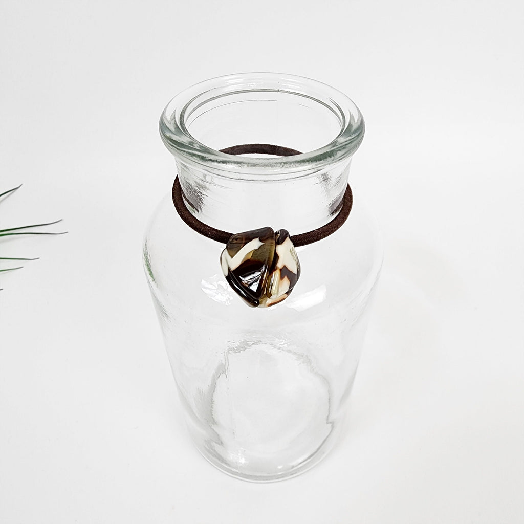 Pure Color Tulip Floral Hair Tie / Simple Cute Ponytail Holder / Hair Accessory for Woman / French Hair Tie