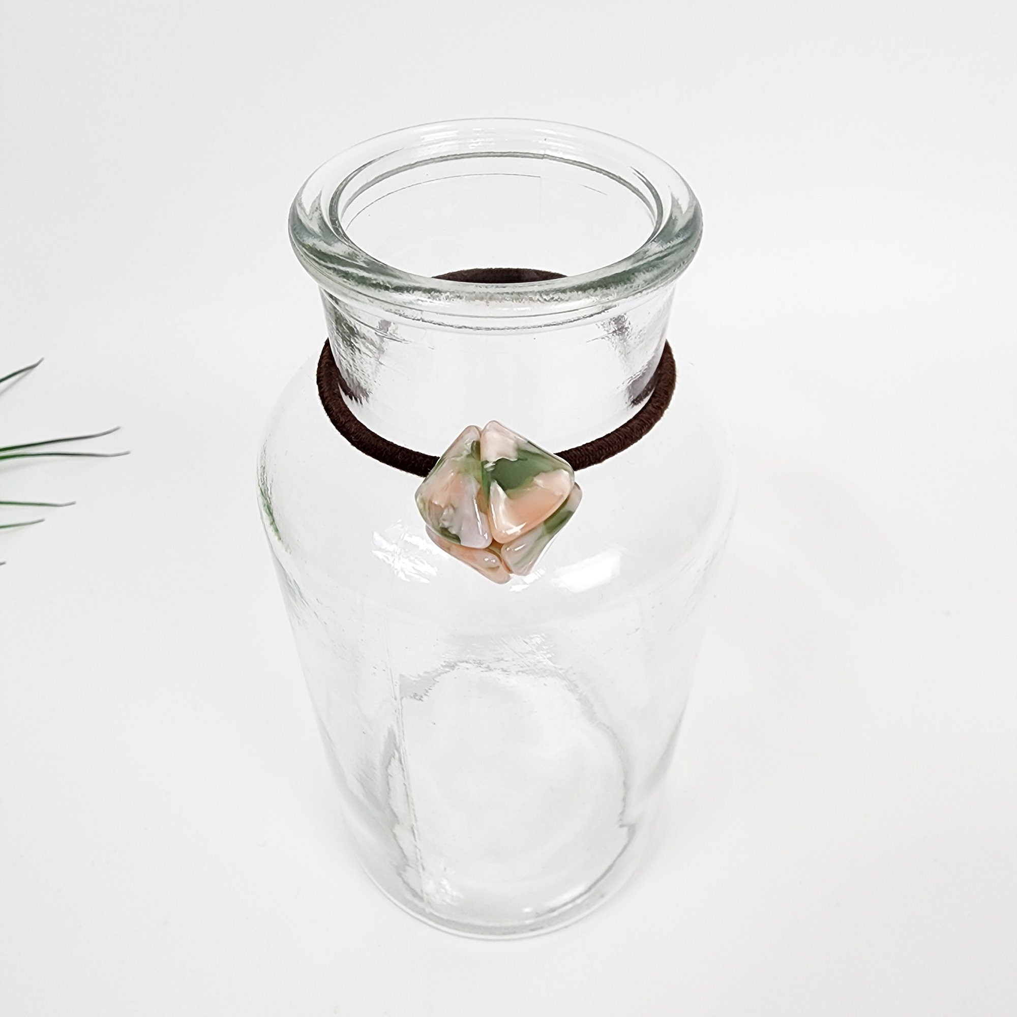 Pure Color Tulip Floral Hair Tie / Simple Cute Ponytail Holder / Hair Accessory for Woman / French Hair Tie