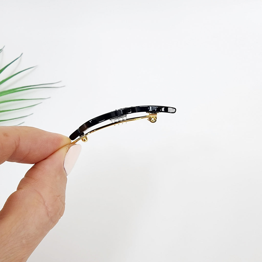 Sara Ribbon Bobby Pin (1.8 Inch) / Luxurious French Hair Pin Clip / Hair Accessory for Woman / Small Bow Barrette