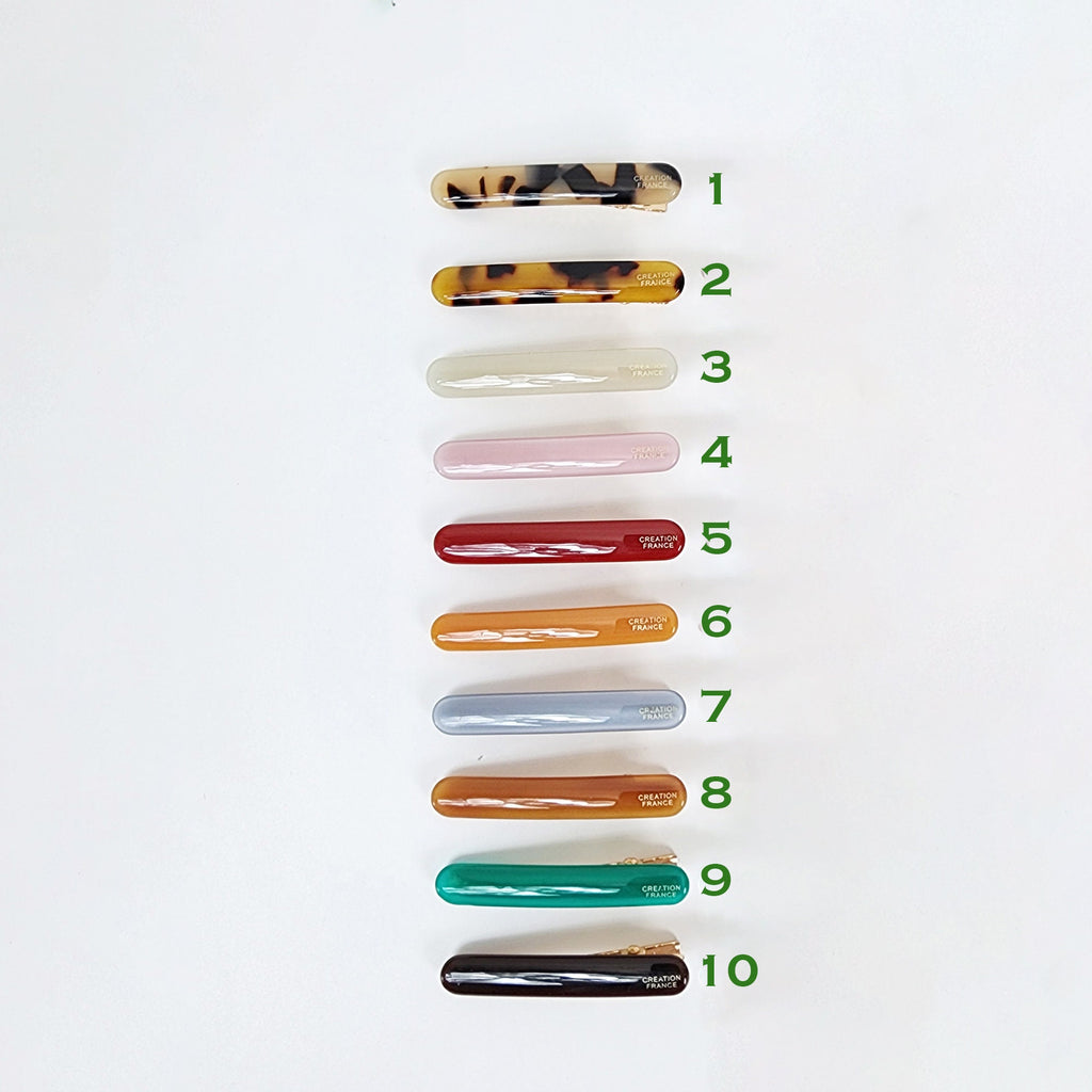 Pure Color Cute Stick Mini Hair Claw Clip (2.0 Inch) / Simple French Hair Pin / Alligator Hair Clip for Woman / French Barrette for Girls