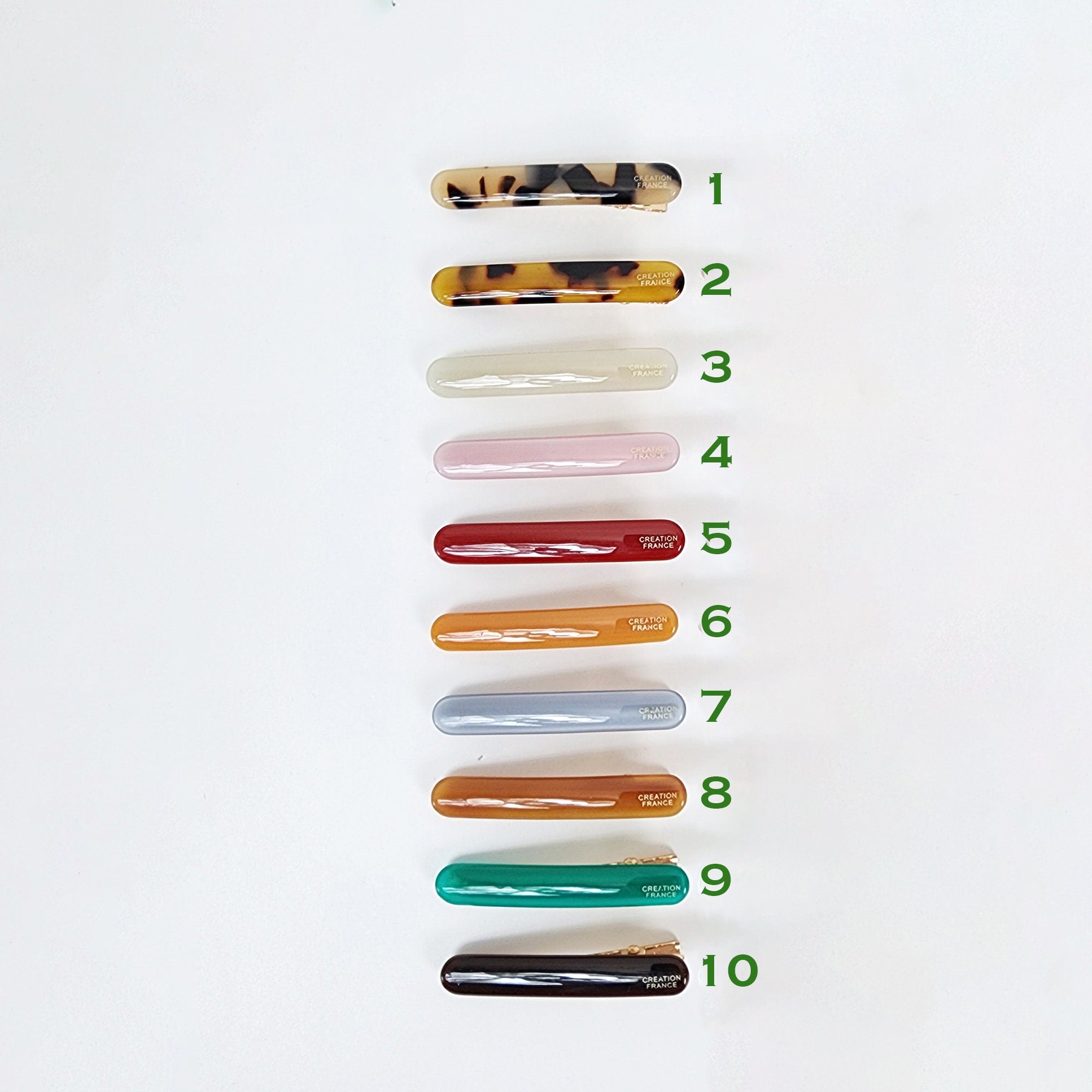 Pure Color Cute Stick Mini Hair Claw Clip (2.0 Inch) / Simple French Hair Pin / Alligator Hair Clip for Woman / French Barrette for Girls
