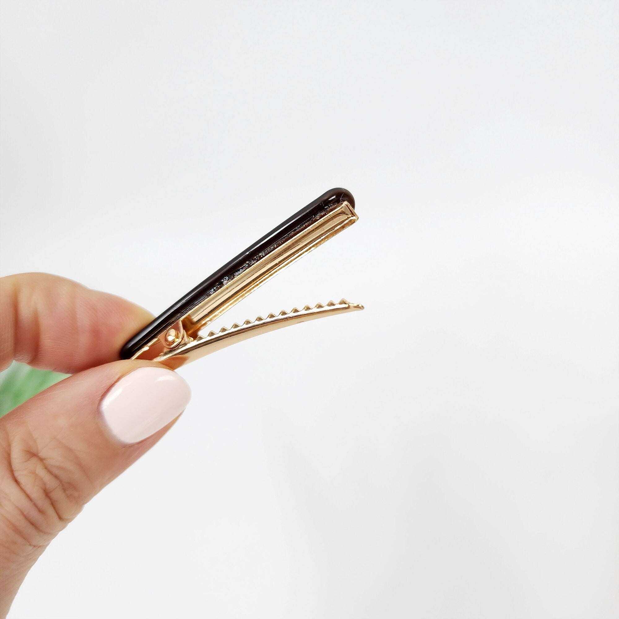 Pure Color Cute Stick Mini Hair Claw Clip (2.0 Inch) / Simple French Hair Pin / Alligator Hair Clip for Woman / French Barrette for Girls