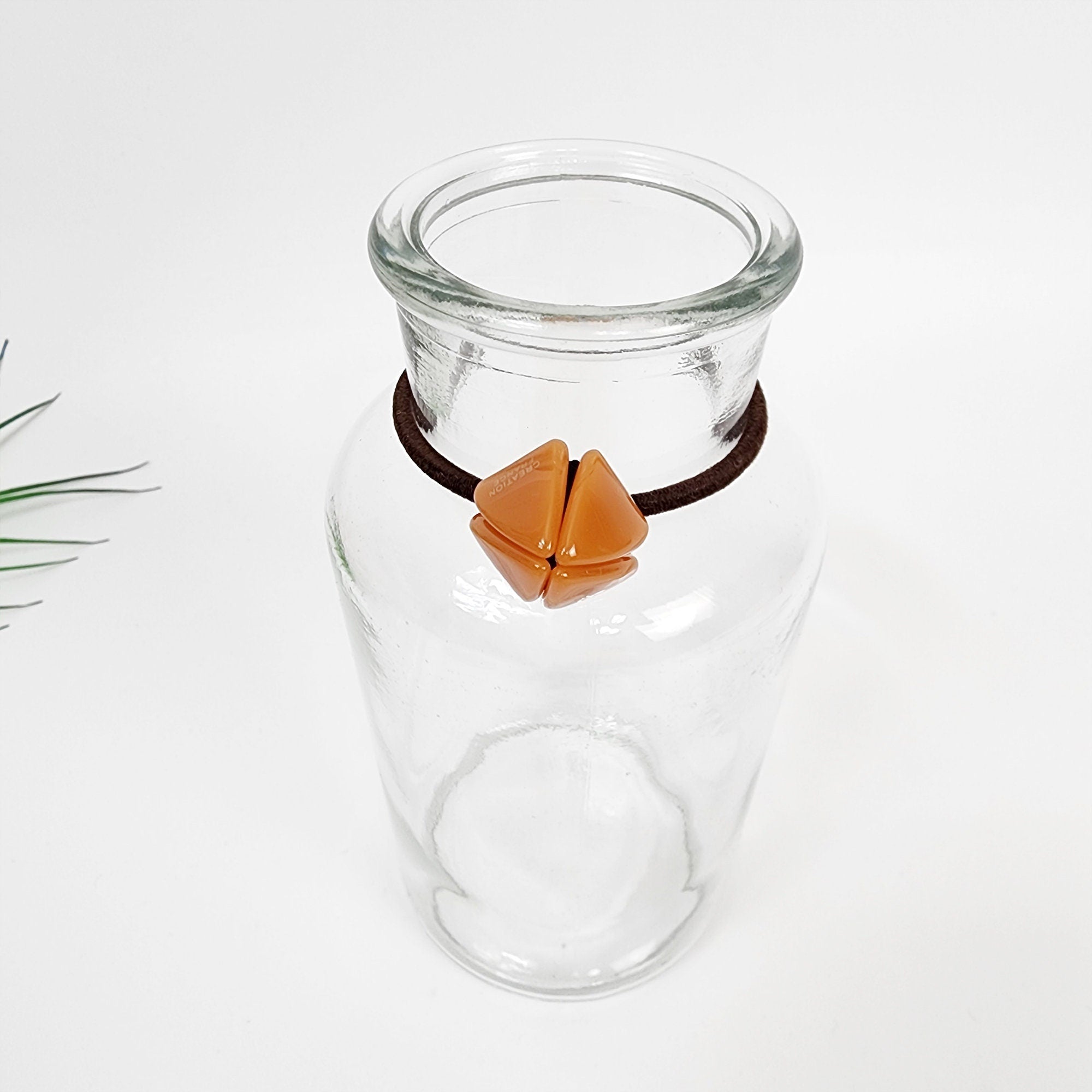 Pure Color Tulip Floral Hair Tie / Simple Cute Ponytail Holder / Hair Accessory for Woman / French Hair Tie