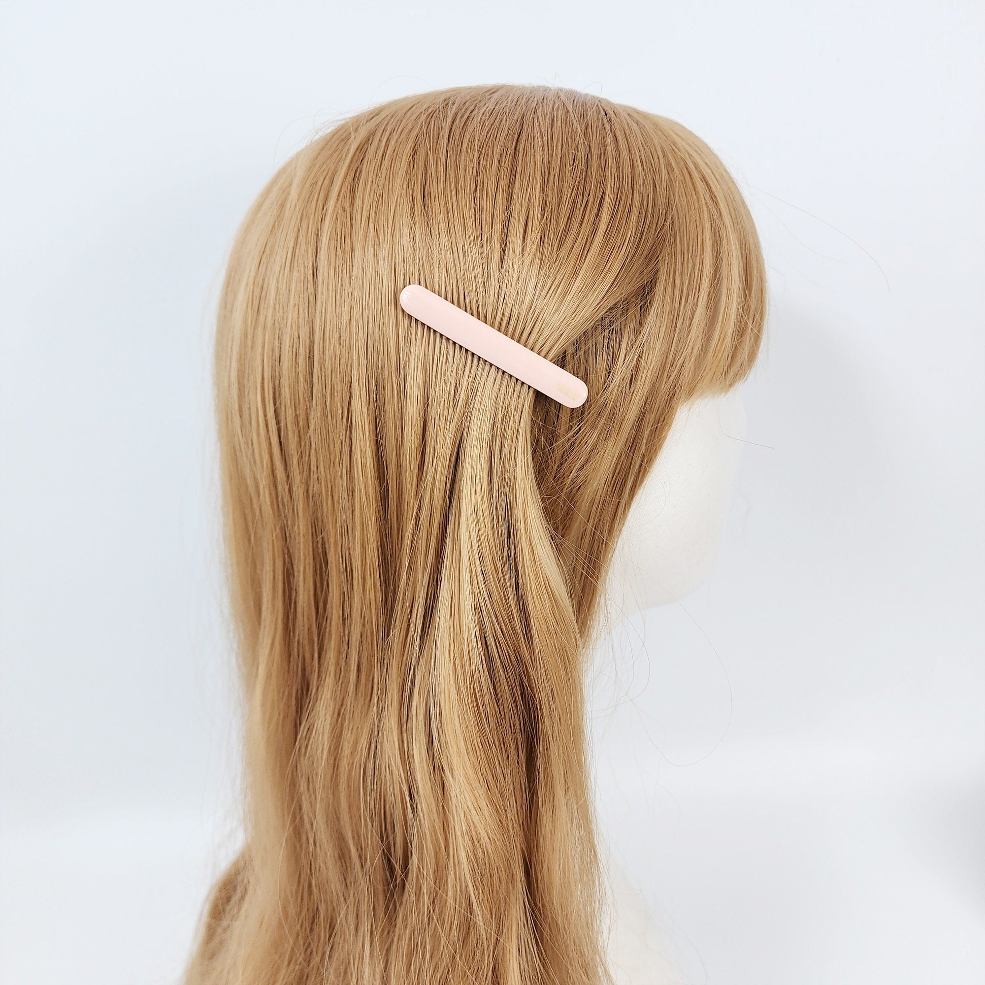 Pure Color Cute Stick Small Hair Claw Clip (2.4 Inch) / Simple French Hair Pin / Alligator Hair Clip for Woman / French Barrette for Girls
