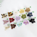 Heart Mini Butterfly Hair Claw Clip (1.4 Inch) / Cute Tortoise Shell French Hair Pin / Small Hair Clips