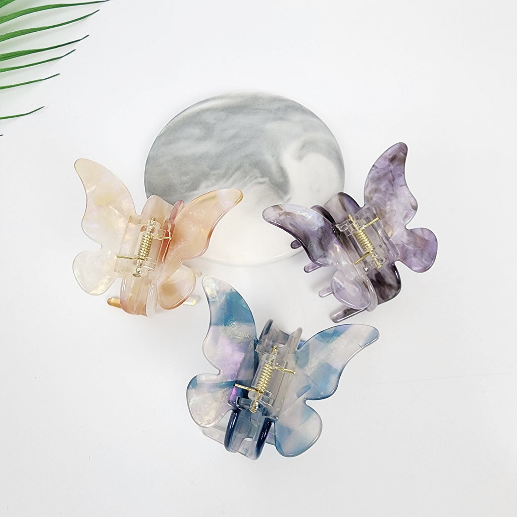 Aurora Fancy Butterfly Hair Clip / Luxurious French Hair Pin / Hair Accessory for Woman