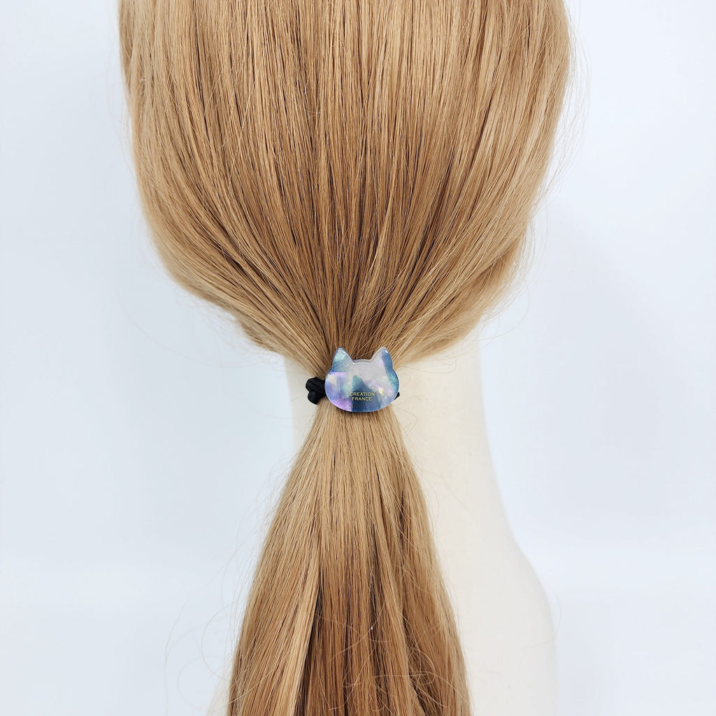 Cute Mini Cat Small Hair Tie / Simple Cute Ponytail Holder / Hair Accessory for Woman / French Hair Tie