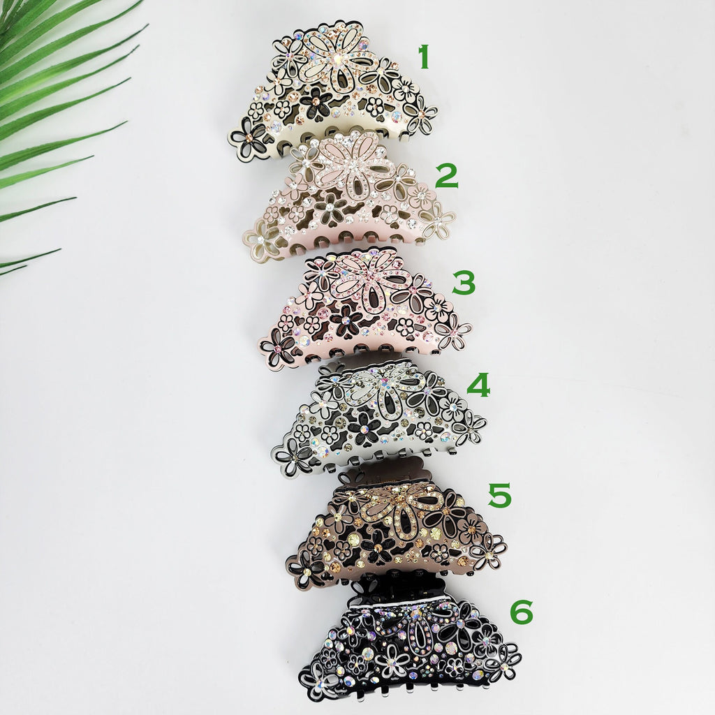 Pastel Color Isabel Large Hair Claw Clip (4.3 Inch) / Luxurious French Hair Pin / Hair Barrette for Woman