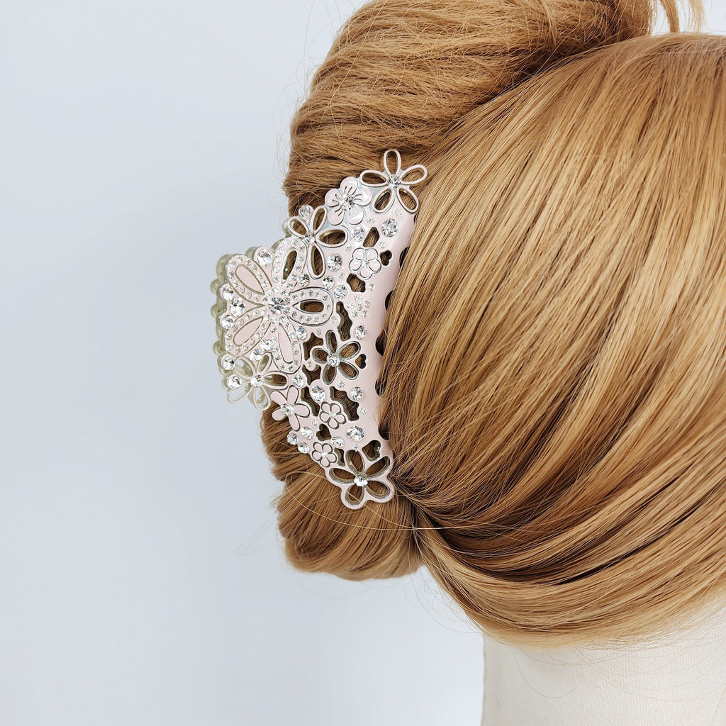 Pastel Color Isabel Large Hair Claw Clip (4.3 Inch) / Luxurious French Hair Pin / Hair Barrette for Woman