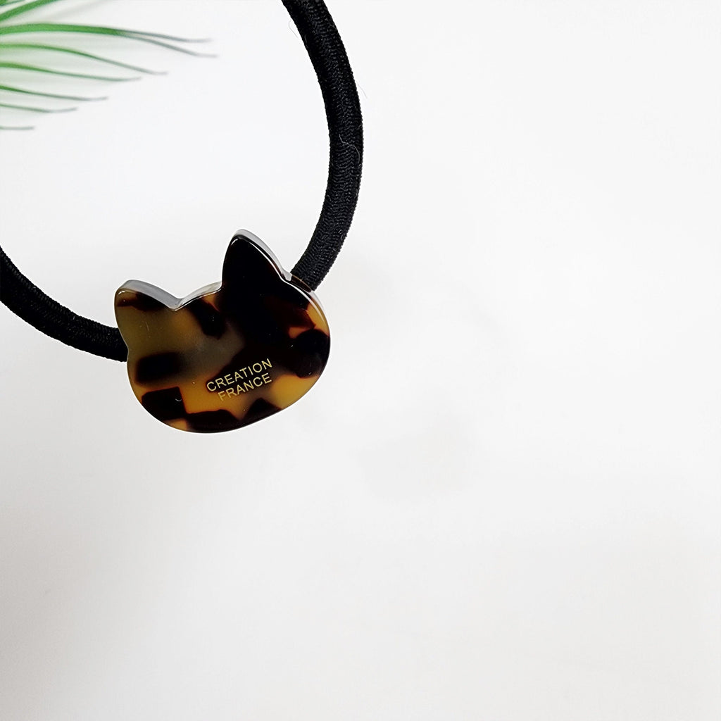 Cute Mini Cat Small Hair Tie / Simple Cute Ponytail Holder / Hair Accessory for Woman / French Hair Tie